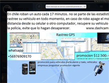 Tablet Screenshot of dashcam.cl